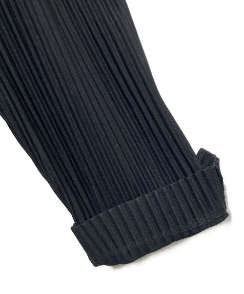 HOMME PLISSE ISSEY MIYAKE（オム プリッセ イッセイ ミヤケ）HOMME PLISSE ISSEY MIYAKE (オム プリッセ イッセイ ミヤケ) プリーツロングジャケット ネイビー サイズ:2の古着・服飾アイテム