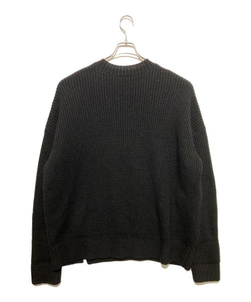 JOHN LAWRENCE SULLIVAN（ジョン ローレンス サリバン）JOHN LAWRENCE SULLIVAN (ジョン ローレンス サリバン) FRONT SIDE BUTTONED CN SWEATER ブラック サイズ:Sの古着・服飾アイテム