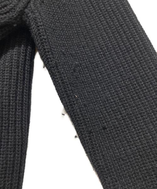 JOHN LAWRENCE SULLIVAN（ジョン ローレンス サリバン）JOHN LAWRENCE SULLIVAN (ジョン ローレンス サリバン) FRONT SIDE BUTTONED CN SWEATER ブラック サイズ:Sの古着・服飾アイテム