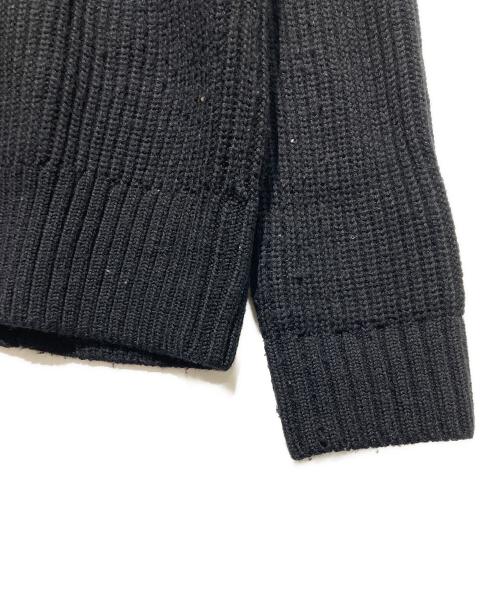 JOHN LAWRENCE SULLIVAN（ジョン ローレンス サリバン）JOHN LAWRENCE SULLIVAN (ジョン ローレンス サリバン) FRONT SIDE BUTTONED CN SWEATER ブラック サイズ:Sの古着・服飾アイテム
