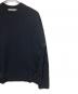 中古・古着 JOHN LAWRENCE SULLIVAN (ジョン ローレンス サリバン) FRONT SIDE BUTTONED CN SWEATER ブラック サイズ:S：10000円