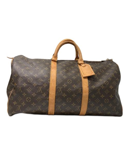 LOUIS VUITTON（ルイ ヴィトン）LOUIS VUITTON (ルイ ヴィトン) キーポル50ボストンバッグ ブラウンの古着・服飾アイテム