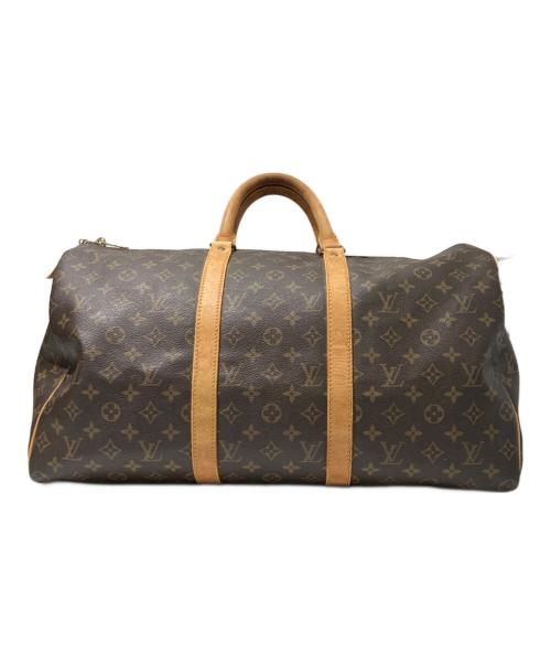 LOUIS VUITTON（ルイ ヴィトン）LOUIS VUITTON (ルイ ヴィトン) キーポル50ボストンバッグ ブラウンの古着・服飾アイテム
