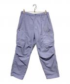 NANGAナンガ）の古着「ナイロンタッサーカーゴパンツ」｜ブルー