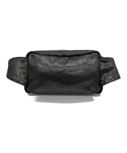 PORTER（ポーター）PORTER (ポーター) コーティングキャンバス ショルダーバッグ ブラックの古着・服飾アイテム