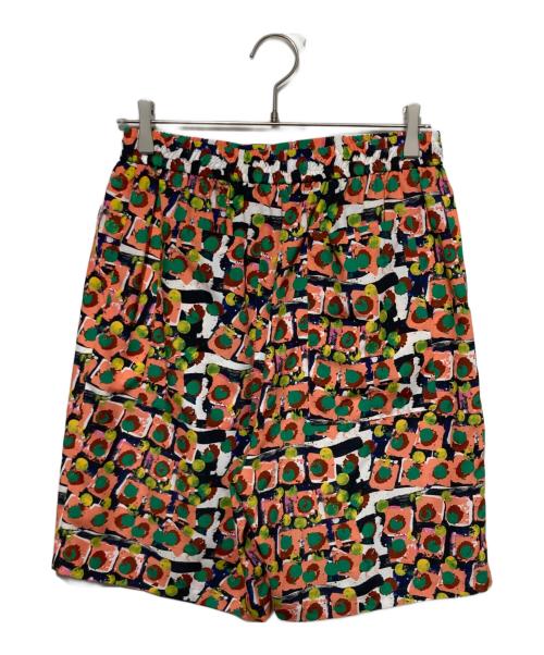 HERALBONY（ヘラルボニー）HERALBONY (ヘラルボニー) リラックスショーツ「タイトル未定」 オレンジ サイズ:SMの古着・服飾アイテム