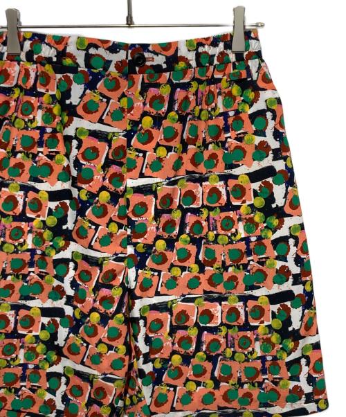 HERALBONY（ヘラルボニー）HERALBONY (ヘラルボニー) リラックスショーツ「タイトル未定」 オレンジ サイズ:SMの古着・服飾アイテム