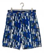 HERALBONYヘラルボニー）の古着「リラックスハーフパンツ「海」」｜ネイビー