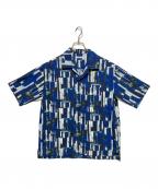 HERALBONYヘラルボニー）の古着「オープンカラーシャツ「海」」｜ネイビー