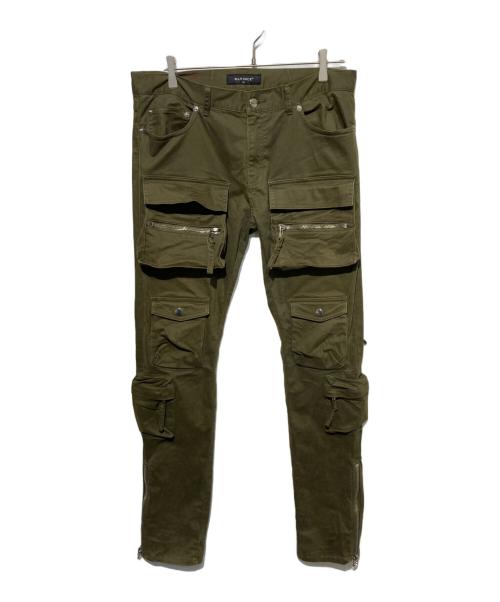 MILVINCE（メルヴィンス）MILVINCE (メルヴィンス) MERCENARY TACTICAL CARGO PANTS グリーン サイズ:34の古着・服飾アイテム
