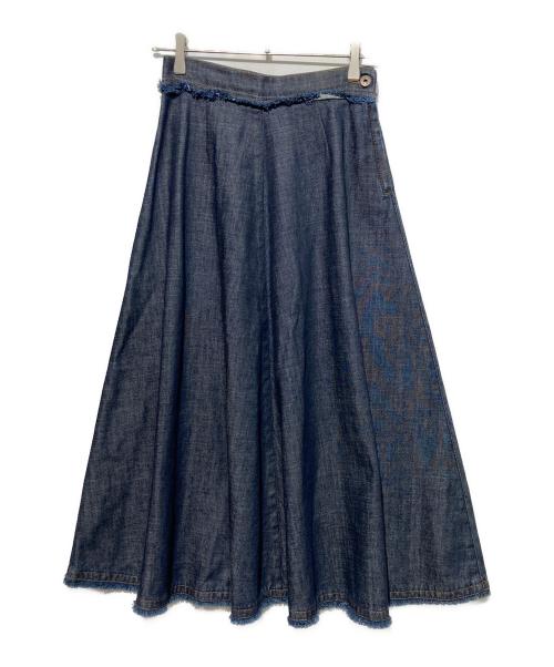 WEEKEND Max Mara（ウィークエンド マックスマーラ）Weekend Max Mara (ウィークエンド マックスマーラ) デニムスカート インディゴ サイズ:38の古着・服飾アイテム