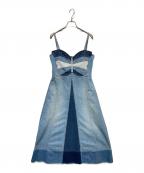RED VALENTINOレッドヴァレンティノ）の古着「キャミソールワンピース」｜インディゴ