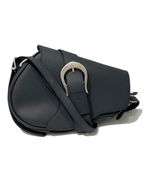 IUGAMAKARAS（イウガマカラス）IUGAMAKARAS (イウガマカラス) Horseshoe Buckle Holster Bag ブラックの古着・服飾アイテム