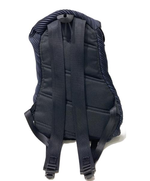 PLEATS PLEASE（プリーツプリーズ）PLEATS PLEASE (プリーツプリーズ) PLEATS BACKPACK ブラック×グリーンの古着・服飾アイテム