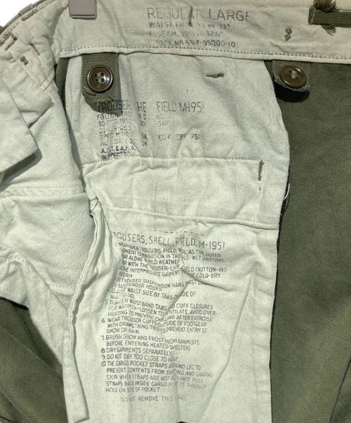 US ARMY（ユーエスアーミー）US ARMY (ユーエスアーミー) M-1951 フィールドパンツ カーキ サイズ:REGULAR-LARGEの古着・服飾アイテム