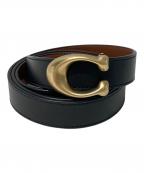 COACHオールドコーチ）の古着「C ハードウェア リバーシブル ベルト」｜ベージュ