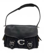 COACHコーチ）の古着「Western Tabby ショルダーバッグ」｜ブラック