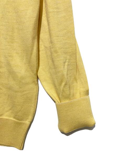 maison kitsune（メゾンキツネ）maison kitsune (メゾンキツネ) フォックスワッペンニット イエロー サイズ:XSの古着・服飾アイテム