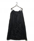 journal standard luxeジャーナルスタンダード ラックス）の古着「リネン キャミワンピース」｜ブラック