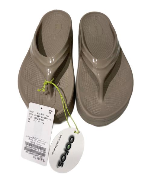 JOURNAL STANDARD relume（ジャーナルスタンダード レリューム）JOURNAL STANDARD relume (ジャーナルスタンダード レリューム) OOFOS (ウーフォス) OMEGA サンダル ベージュ サイズ:38 未使用品の古着・服飾アイテム