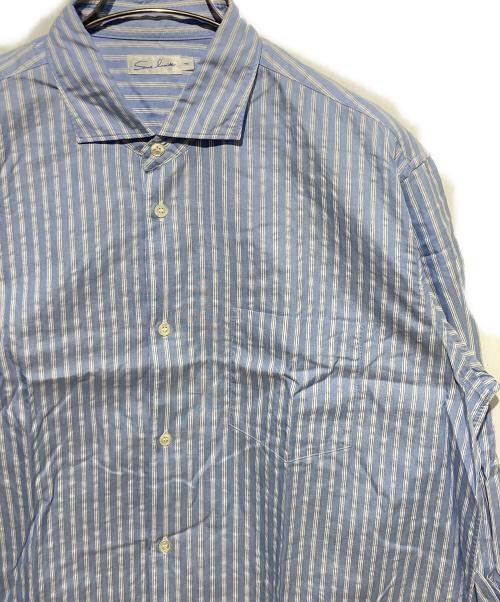 sans limite（サンリミット）Sans limite (サンリミット) ワイドスプレッドシャツ ブルー サイズ:1の古着・服飾アイテム