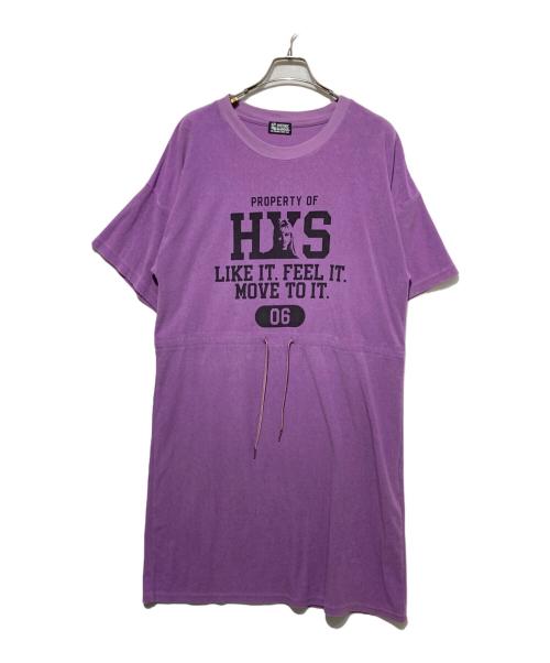 Hysteric Glamour（ヒステリックグラマー）Hysteric Glamour (ヒステリックグラマー) カットソーワンピース パープル サイズ:Freeの古着・服飾アイテム