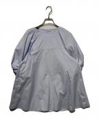 #Newansハッシュニュアンス）の古着「サークルスリーブAラインブラウス」｜ブルー