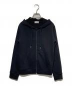 RED VALENTINOレッドヴァレンティノ）の古着「バックレースアップジップパーカー」｜ブラック