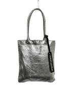 CHRISTIAN PEAUクリスチャンポー）の古着「シープレザーハンドバッグ」｜シルバー