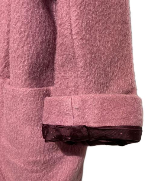 WEEKEND Max Mara（ウィークエンド マックスマーラ）Weekend Max Mara (ウィークエンド マックスマーラ) シャギーウールチェスターコート ピンク サイズ:38の古着・服飾アイテム