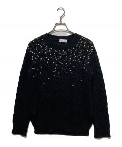 メゾンマルジェラ　スキッパーニット　ブラック　Sサイズ 中古・古着通販】Maison Margiela (メゾンマルジェラ) スキッパー