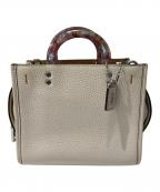 COACHコーチ）の古着「バッグ」｜ホワイト×ピンク