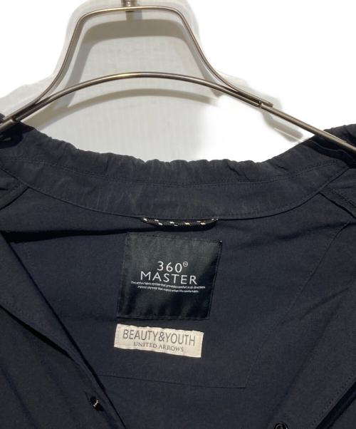 BEAUTY&YOUTH（ビューティーアンドユース）BEAUTY&YOUTH (ビューティーアンドユース) バルーンシルエット スナップ シャツジャケット ブラック サイズ:Lの古着・服飾アイテム