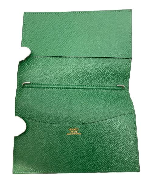 HERMES（エルメス）HERMES (エルメス) アジェンダGM手帳カバー グリーンの古着・服飾アイテム