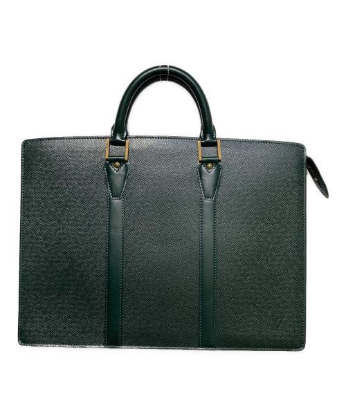 LOUIS VUITTON（ルイ ヴィトン）LOUIS VUITTON (ルイ ヴィトン) ポルトドキュマンロザンブリーフケース グリーンの古着・服飾アイテム