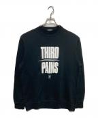 UNDERCOVERアンダーカバー）の古着「THIRD PAINSロゴスウェット」｜ブラック