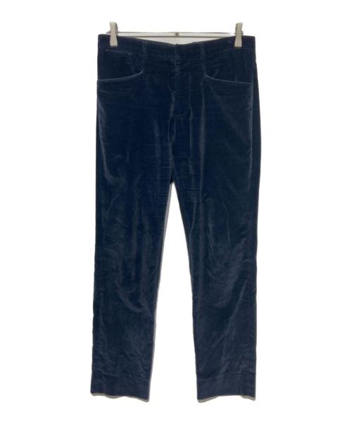Maison Margiela（メゾンマルジェラ）Maison Margiela (メゾンマルジェラ) ベロアパンツ ネイビー サイズ:46の古着・服飾アイテム