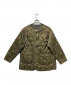 JOHNBULLジョンブル）の古着「キルティングジャケット」｜グリーン