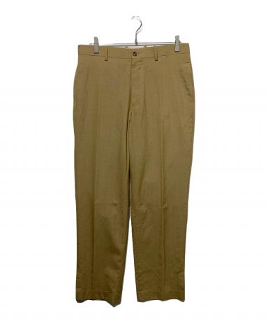 パンツ AURALEE WOOL SILK TROPICAL SLACKS OLIVE 中古・古着通販】AURALEE (オーラリー) WOOL SILK TROPICAL SLIT