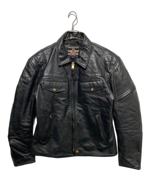 MORGAN（モーガン）MORGAN (モーガン) クラシックライダー シングルバイカージャケット ブラック サイズ:XLの古着・服飾アイテム