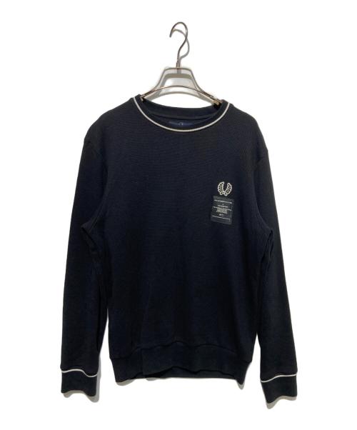 FRED PERRY（フレッドペリー）FRED PERRY (フレッドペリー) ロゴスウェット ブラック サイズ:36の古着・服飾アイテム