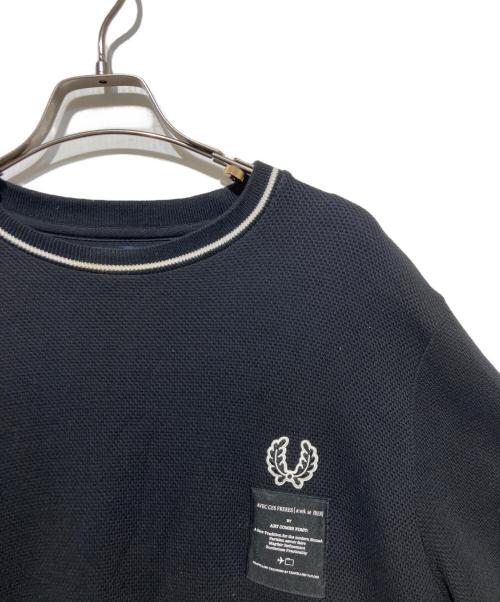 FRED PERRY（フレッドペリー）FRED PERRY (フレッドペリー) ロゴスウェット ブラック サイズ:36の古着・服飾アイテム