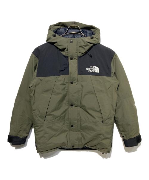THE NORTH FACE（ザ ノース フェイス）THE NORTH FACE (ザ ノース フェイス) マウンテンダウンジャケット カーキ×ブラック サイズ:Mの古着・服飾アイテム