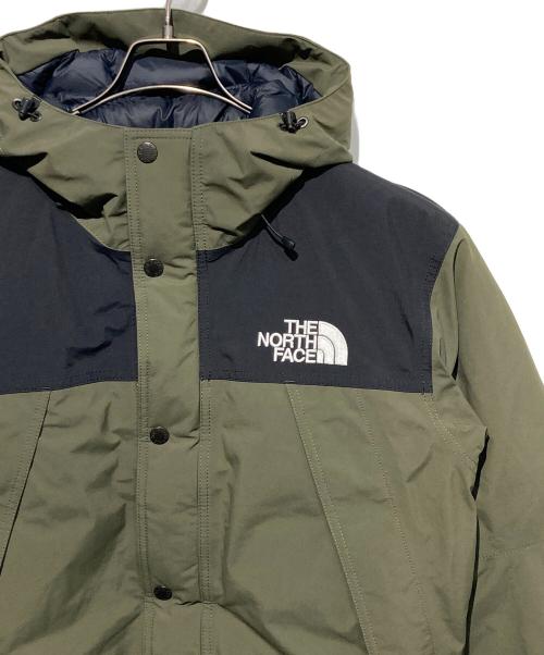 THE NORTH FACE（ザ ノース フェイス）THE NORTH FACE (ザ ノース フェイス) マウンテンダウンジャケット カーキ×ブラック サイズ:Mの古着・服飾アイテム