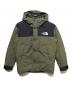 THE NORTH FACE（ザ ノース フェイス）の古着「マウンテンダウンジャケット」｜カーキ×ブラック