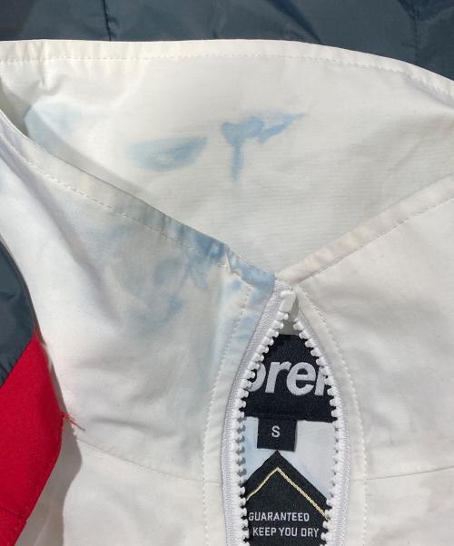 SUPREME（シュプリーム）SUPREME (シュプリーム) GORE-TEX Court Jacket ホワイト×レッド サイズ:Sの古着・服飾アイテム