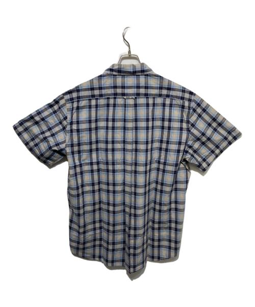 stussy（ステューシー）stussy (ステューシー) 90’S チェックプルオーバーシャツ グレー×ネイビー サイズ:Lの古着・服飾アイテム