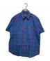 stussy（ステューシー）の古着「チェックシャツ」｜パープル×ブルー