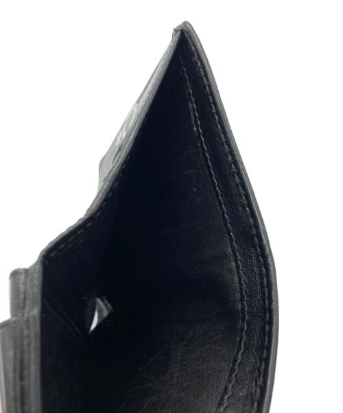 COMME des GARCONS（コムデギャルソン）COMME des GARCONS (コムデギャルソン) HUGE LOGO  2つ折り財布 ブラックの古着・服飾アイテム
