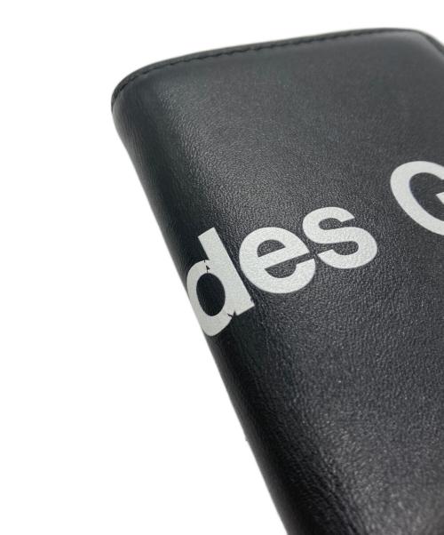 COMME des GARCONS（コムデギャルソン）COMME des GARCONS (コムデギャルソン) HUGE LOGO  2つ折り財布 ブラックの古着・服飾アイテム